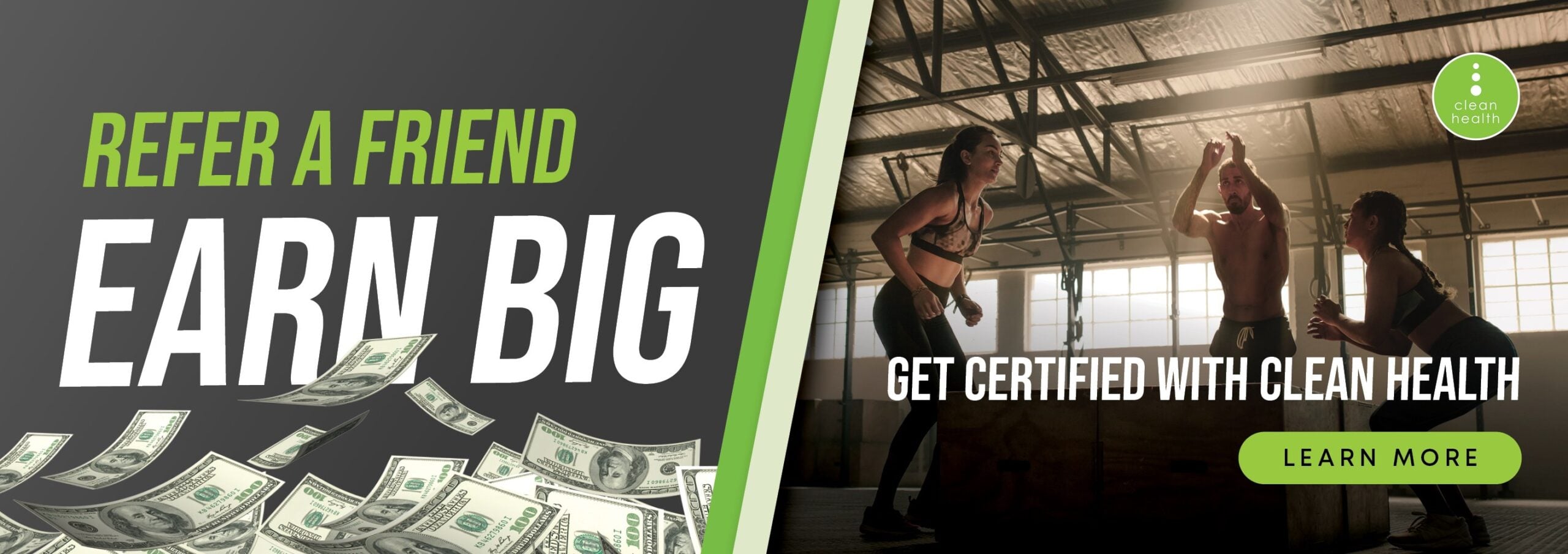 Refer a friend, earn big — get certified with Clean Health